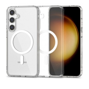 Husa Samsung S24 Plus Spate Silicon Magsafe Transparent