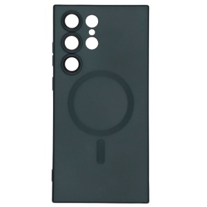 Husa Samsung S24 Ultra Magsafe Protectie Din Sticla Pentru Camere, Verde Inchis