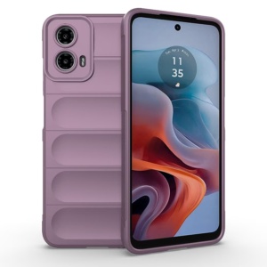 Husa Motorola G34 Spate Silicon Wave Matt Cu Protectie Camera, Mov