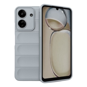 Husa Redmi 13C 4G Spate Silicon Wave Matt Cu Protectie Camera, Gri