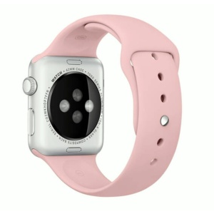 Curea Ceas Silicon Apple Watch 38/40/41 mm, Roz