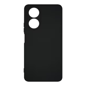 Husa Oppo A58 4G Spate Silicon Soft Cu Protectie Camera, Negru