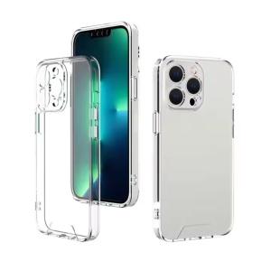 Husa Samsung S23 Spate Silicon Transparent Cu Protectie Camera, Space