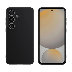 Husa Samsung S25 Spate Silicon Soft Cu Protectie Camera, Negru