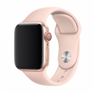 Curea Ceas Silicon Apple Watch 42/44/45/46/49 mm, Roz Pal
