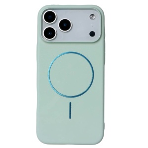 Husa iPhone 16 E Plastic Magsafe Sclipici, Verde