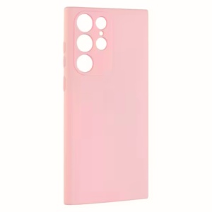Husa Spate Silicon Soft Samsung S22 Ultra Cu Protectie Camera, Roz