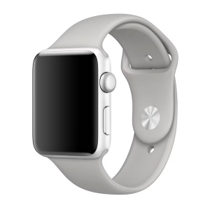 Curea Ceas Silicon Apple Watch 42/44/45/46/49 mm, Gri