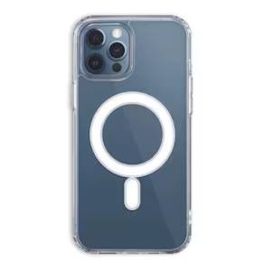 Husa iPhone 14 Spate Silicon Magsafe Transparenta