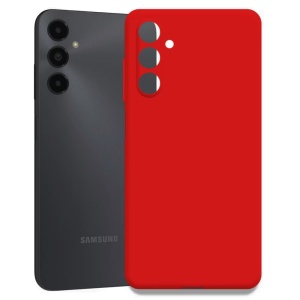 Husa Samsung A05S Spate Silicon Soft Cu Protectie Camera, Rosu
