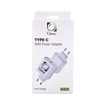 Incarcator Priza Qmax 45W, Alb, USB-C - Img 2