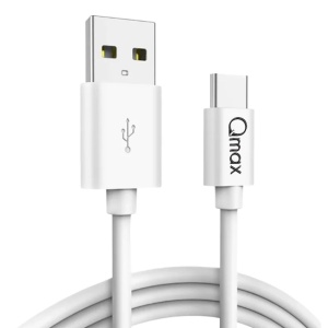 Cablu USB la USB-C 3A, Incarcare rapida, 1m Qmax, Alb