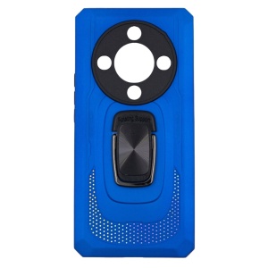 Husa Honor X9A 5G Hybrid Armor, Antisoc Cu Protectie Camera, Albastru