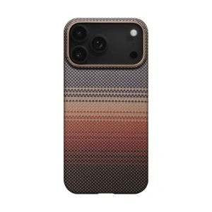 Husa iPhone 17 Military-Grade Aramida Magsafe cu Portofel,Sunset