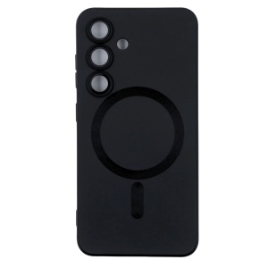 Husa Magsafe Samsung S23, Protectie Din Sticla Pentru Camere, Negru