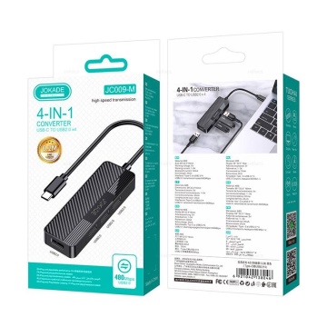 Hub Type-c Jokade JC009-M, Usb 2.0x4, 480Mb - Img 1