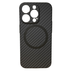 Husa iPhone 15 Pro Max Spate Magsafe Carbon Unbreak , Negru