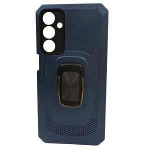 Husa Samsung A25 5G Hybrid Armor, Antisoc, Protectie Camera,Albastru