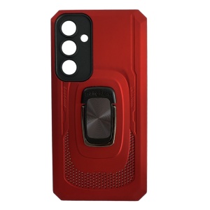 Husa Samsung A55 5G Hybrid Armor, Antisoc Cu Protectie Camera, Rosu