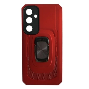 Husa Samsung A55 5G Hybrid Armor, Antisoc Cu Protectie Camera, Rosu