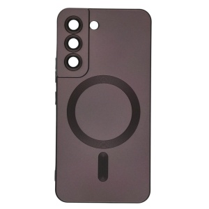 Husa Samsung S21 FE Magsafe Protectie Din Sticla Pentru Camere, Visiniu