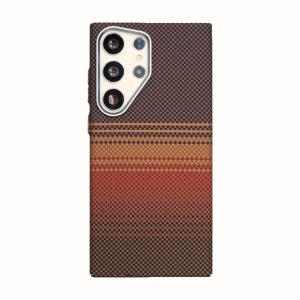 Husa Samsung S25 Ultra Military-Grade Aramida Magsafe cu Portofel, Sunset