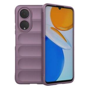 Husa Honor X7 Spate Silicon Wave Matt Cu Protectie Camera , Mov