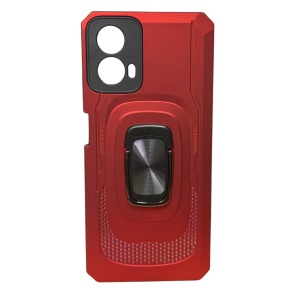 Husa Motorola G34 Hybrid Armor, Antisoc Cu Protectie Camera, Rosu