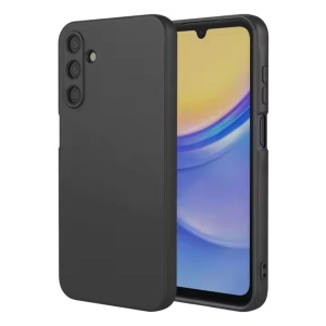 Husa Samsung A05S Spate Silicon Soft Cu Protectie Camera, Negru