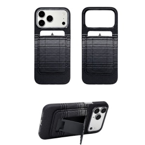 Husa Samsung S26 Ultra Military-Grade Aramida Magsafe cu Portofel, Negru