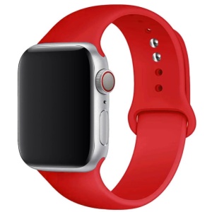 Curea Ceas Silicon Apple Watch 38/40/41 mm, Rosu