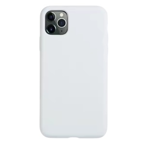 Husa iPhone 11 Pro Spate Silicon Soft, Alb