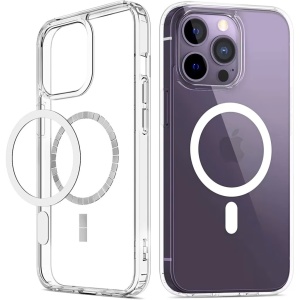 Husa iPhone 13 Pro Max Transparenta Magsafe Antisoc