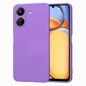Husa Redmi 13C 4G Spate Silicon Soft Cu Protectie Camera, Mov