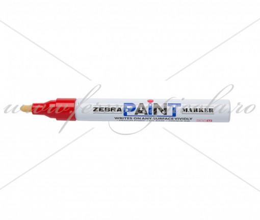Marker ZEBRA - Paint - Rosu (2023 - 2028) - Img 2