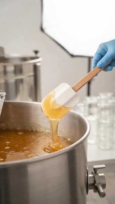 Spatulă Mare din Silicon pentru Extracția Mierii și Vase Apicole - Img 3