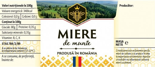 Etichete - Miere de Munte