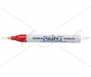 Marker ZEBRA - Paint - Rosu (2023 - 2028) - Img 2