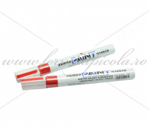 Marker ZEBRA - Paint - Rosu (2023 - 2028) - Img 3