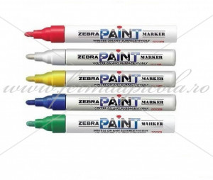 Marker ZEBRA PAINT - set 5 culori