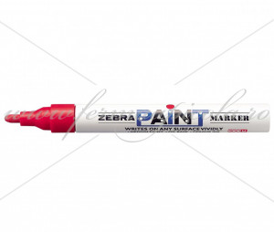 Marker ZEBRA - Paint - Rosu (2028 - 2033)