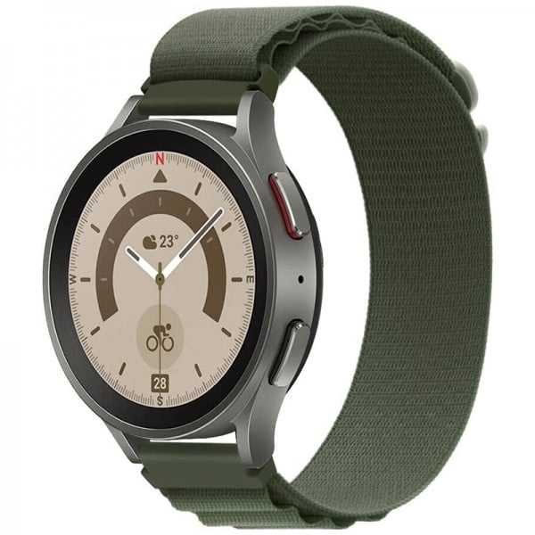 Set 2 curele pentru ceas, 22 mm, pentru Galaxy Watch 3 45mm, Gear S3 Frontier, Huawei Watch GT 3, Huawei Watch GT 2 46mm, Huawei Watch GT, negru, verde - 2 | YEO