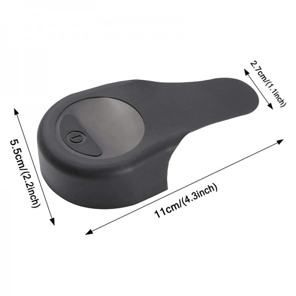 Husa waterproof de protectie din silicon pentru dashboard ecran pentru trotineta electrica Segway Ninebot ES1 / ES2 / ES3 / ES4, negru