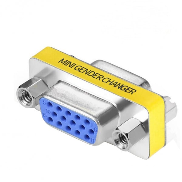 Conector mini adaptor extender S VGA mama la S VGA mama DB HD