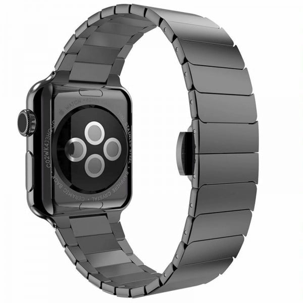 Curea Apple Watch Ultra/ 3 / 4 / 5 / 6 / 7 / 8 / SE series 42 / 44 / 45 / 49 mm, otel inoxidabil, gri - 3 | YEO