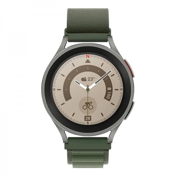 Set 2 curele pentru ceas, 22 mm, pentru Galaxy Watch 3 45mm, Gear S3 Frontier, Huawei Watch GT 3, Huawei Watch GT 2 46mm, Huawei Watch GT, negru, verde - 3 | YEO