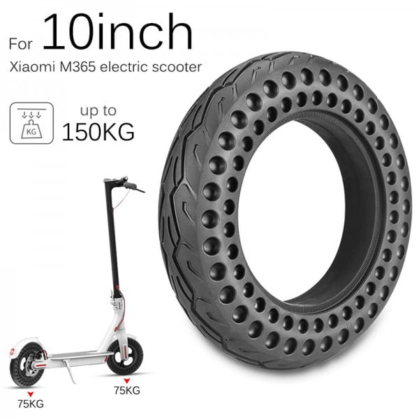 Anvelopa cauciuc 10 inch (10 x 2.0-35-4) plina tip fagure pentru trotineta electrica scuter Xiaomi Mijia M365 / M365 Pro - 3 | YEO