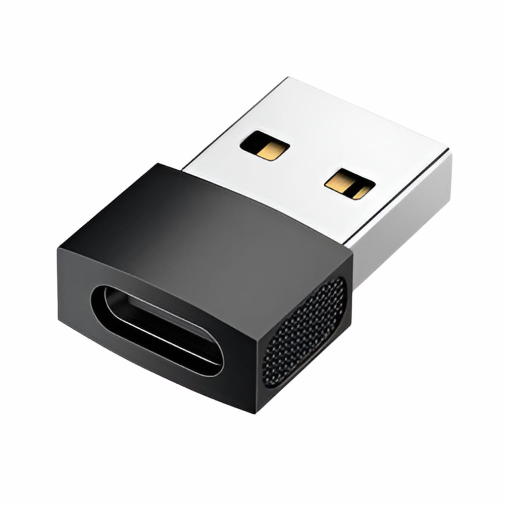 Adaptor USB A 3.1 la USB C, OTG, Negru