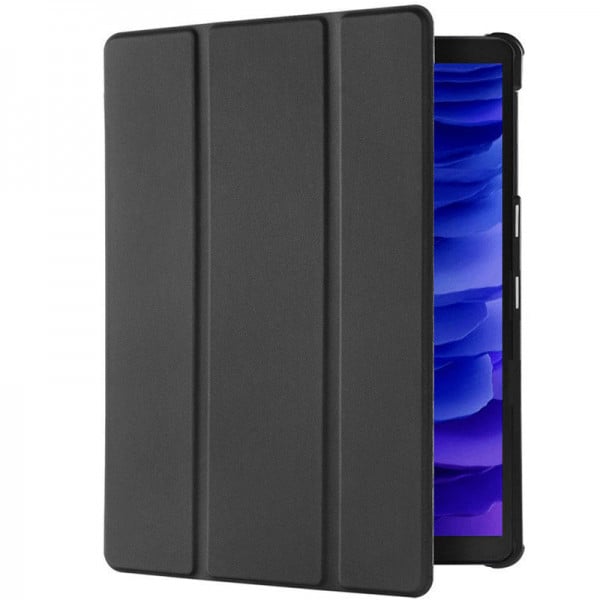 Set 3 in 1 pentru Samsung Galaxy Tab A8 10.5 (2021) LTE SM-X205 cu husa carte, husa silicon si folie protectie ecran, negru - 1 | YEO