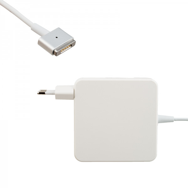 Set incarcator adaptor 60W si cablu alimentare magnetic in T tip Magsafe 2 pentru Macbook, 2m